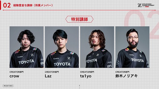 画像ギャラリー No.011のサムネイル画像 / ZETA DIVISION,eスポーツ人材育成専門スクールの開校発表会を開催。国内有数の実力と人気を誇るプロチームが教育産業に踏み出す理由