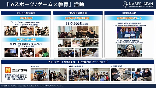 画像ギャラリー No.007のサムネイル画像 / eスポーツを通じて学びや挑戦の機会を若者に。NASEF JAPANが正会員制度導入と地方支部設立により，人材育成活動の本格的な全国展開を始動