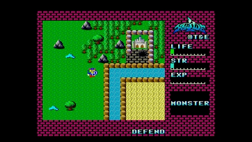 画像ギャラリー No.002のサムネイル画像 / 「EGGコンソール ハイドライド MSX2」本日配信。勇者ジムが神話伝説最強の悪魔バラリスの打倒を目指して冒険するアクションRPG