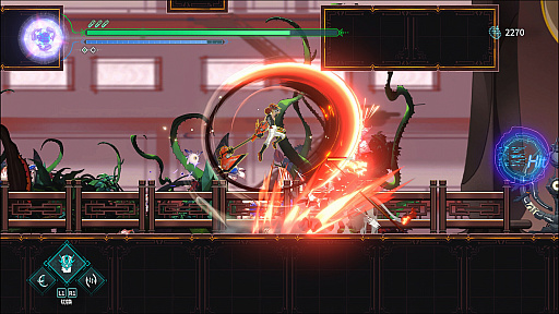 画像ギャラリー No.007のサムネイル画像 / 記憶を失った死刑囚として，サイバーパンクの世界で運命に抗う。「山海経」に着想を得た横スクロールアクション「星の廃墟-ヴァニシング・スターライト-」発売