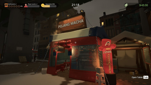 画像ギャラリー No.001のサムネイル画像 / 韓国屋台経営シム「POJANGMACHA」，Steamでリリース。買い物とホールスタッフを担当し，さまざまな仕事を素早くこなそう