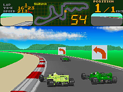 画像ギャラリー No.005のサムネイル画像 / アーケードアーカイブス版「ファイナルラップ」,3月26日配信。鈴鹿サーキットでF1のハイスピードバトルを楽しめる