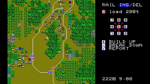 画像ギャラリー No.003のサムネイル画像 / 初代「A列車で行こう」,EGGコンソールで本日配信。線路を敷設し,大統領列車をゴールまで導くシミュレーションゲーム