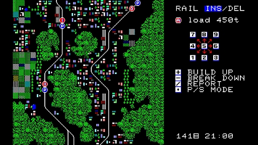 画像ギャラリー No.005のサムネイル画像 / 初代「A列車で行こう」,EGGコンソールで本日配信。線路を敷設し,大統領列車をゴールまで導くシミュレーションゲーム