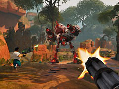 マルチバースを舞台に敵の大群と戦うローグライトFPS「Serious Sam: Shatterverse」配信開始。最大5人でメンタルの軍勢に挑む