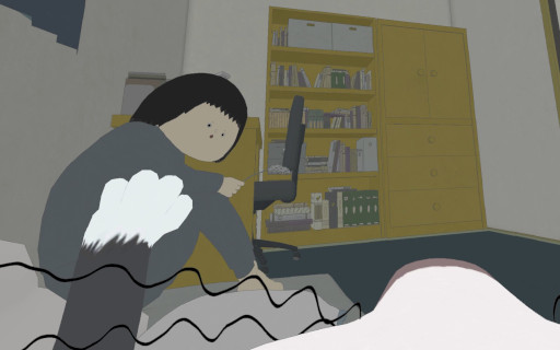 画像ギャラリー No.002のサムネイル画像 / 和田 淳氏が制作するVRストーリー作品「猫が見えたら」，4月3日にSteamでリリース。アニメーション，映画，インタラクティブ表現を融合