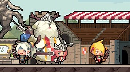 画像ギャラリー No.002のサムネイル画像 / デスクトップ放置型RPG「クルセイダークエスト：ヒーローズタウン」，Steamで配信開始。PC画面の片隅で街づくりと育成を楽しめる