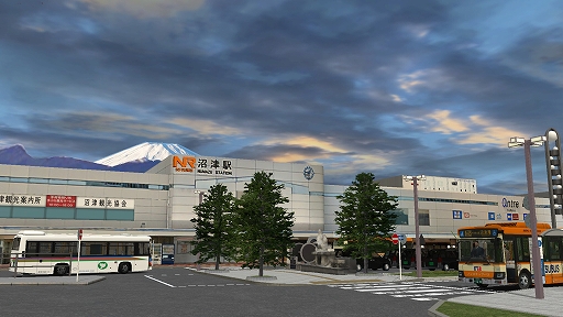 画像ギャラリー No.003のサムネイル画像 / バス運転シム「OMSI 2」，静岡県沼津市を1:1スケールで再現したDLC「Project Numazu」がリリース