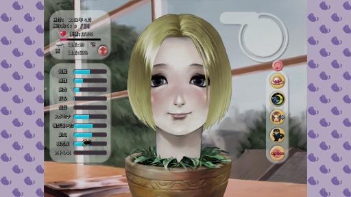 画像ギャラリー No.004のサムネイル画像 / ［プレイレポ］伝説の生首育成ゲーム，四半世紀の時を経て現代にリメイク。「TOMAK：Save the Earth Regeneration」さまざまな表情を見せる愛の女神と再会