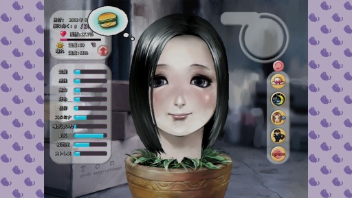 画像ギャラリー No.006のサムネイル画像 / ［プレイレポ］伝説の生首育成ゲーム，四半世紀の時を経て現代にリメイク。「TOMAK：Save the Earth Regeneration」さまざまな表情を見せる愛の女神と再会