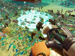 最大25人で協力して汚染された環境を探索し，環境を再建させよう。「Clean Up Earth」，本日リリース