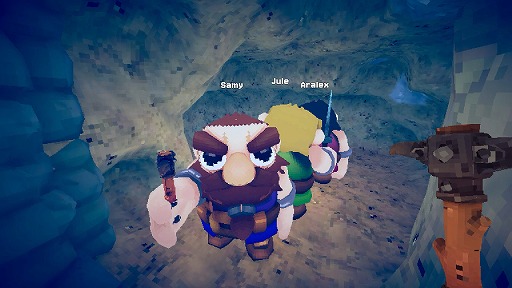 画像ギャラリー No.001のサムネイル画像 / 手に取るはツルハシと剣。掘って作ってバトルする，一人称視点の協力型ローグライトアクション「Stonewards」，Steamストアページを公開