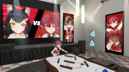 画像ギャラリー No.004のサムネイル画像 / holo Indie初のVRタイトルが登場。ホロライブのメンバー8人とエアホッケーで対戦する「Holo Hockey」，5月14日にSteamでリリース
