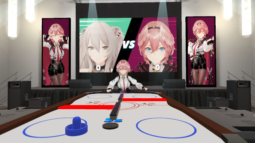 画像ギャラリー No.007のサムネイル画像 / holo Indie初のVRタイトルが登場。ホロライブのメンバー8人とエアホッケーで対戦する「Holo Hockey」，5月14日にSteamでリリース