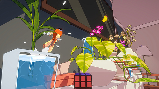 画像ギャラリー No.002のサムネイル画像 / 金魚が家からの脱出を目指す3Dプラットフォーマー「Barely Breathing」，2026年内に発売