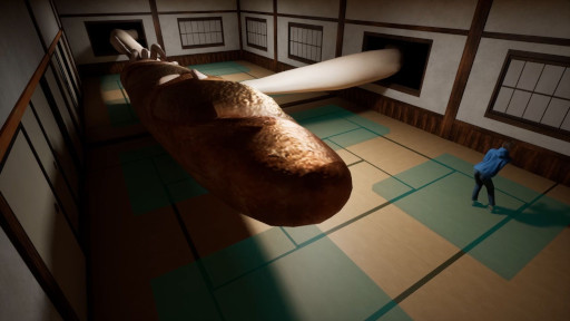 画像ギャラリー No.004のサムネイル画像 / 八尺様の12倍以上，約30mの超巨大怪異をコミカルに描く。アドベンチャーゲーム「百尺様」，4月中にSteamでリリース