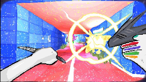 画像ギャラリー No.003のサムネイル画像 / 集中せよ，走れ，撃て。サイケデリックな演出と，圧倒的な爽快感が特徴のアーケードライクな新作FPS「TAMASHIKA」が本日発売