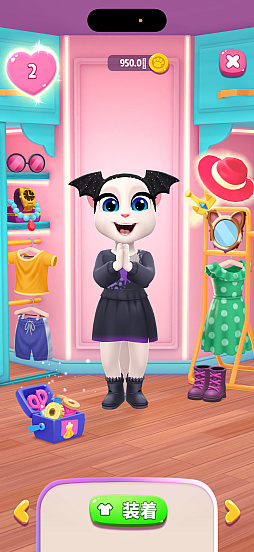 画像ギャラリー No.002のサムネイル画像 / 魅力的なアンジェラのおしゃれな生活をプロデュース！　「マイ・トーキング・アンジェラ2+」（今日から始めろApple Arcade #67）