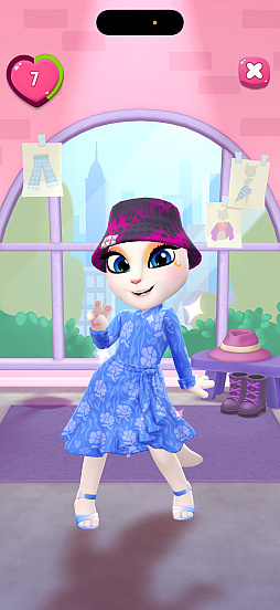 画像ギャラリー No.005のサムネイル画像 / 魅力的なアンジェラのおしゃれな生活をプロデュース！　「マイ・トーキング・アンジェラ2+」（今日から始めろApple Arcade #67）