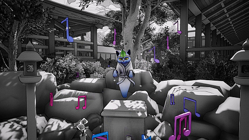 画像ギャラリー No.010のサムネイル画像 / 隠れた猫を写真に収め，モノクロの世界に色を取り戻す。猫探しゲーム「かくれにゃんこを探せ！〜 Cat Me If You Can 〜」，体験版を配信中