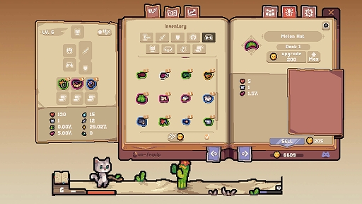 画像ギャラリー No.005のサムネイル画像 / 「Bongo Cat」のクリエイターが開発する放置型RPG「Tap Tap Loot」が配信開始。クリックやキーボード入力で猫のヒーローが冒険