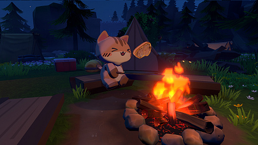 画像ギャラリー No.004のサムネイル画像 / 焚火を囲んでおしゃべりしたり，料理したりするまったりマルチプレイゲーム「Cozy Campfire Club」，プレイテストの参加者を募集中