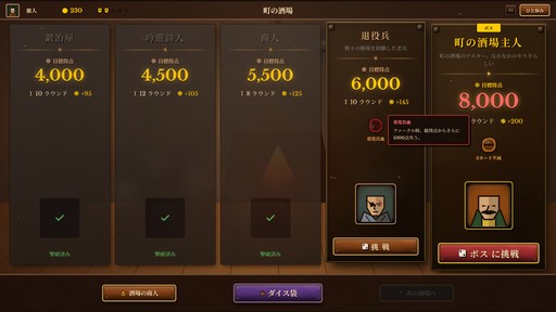 画像ギャラリー No.027のサムネイル画像 / 古典ダイスゲーム“Farkle”×デッキ構築ローグライク！ イカサマとシナジーで高得点を叩き出す「ダイス・タバーン：運命の一投」，9月8日リリース【PR】