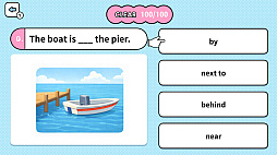 イラストでわかる！英語前置詞4択クイズ 〜楽しく学習英語教育ゲーム〜