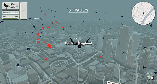 画像ギャラリー No.003のサムネイル画像 / 数十万羽の中から，たった1羽を見つけ出す。鳩になって運命の相手を探す「Pigeon: A Love Story」の体験版公開