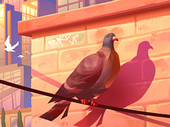 ���ԻԤξ�����񤦿�ɴ������ΥϥȤ��鼫ʬ�Υ�����ᥤ�Ȥ򸫤Ĥ��褦����Pigeon: A Love Story�ס����ܸ��б��ǥ�꡼��