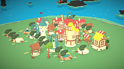 画像ギャラリー No.003のサムネイル画像 / 同じ建物を3つそろえることで進化，シンプルな配置が複雑な都市へと発展する。ローグライクパズル都市建設ゲーム「Triple Realms」発表，2026年6月23日に発売予定