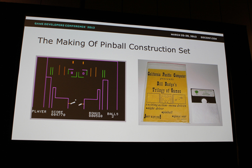 #010Υͥ/GDC 2013ϥӥ롦Хå᤬Pinball Construction Set΢ġ򥲡ˤŪʺʤϤɤΤ褦ޤ줿