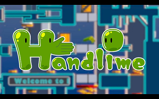 画像ギャラリー No.002のサムネイル画像 / 自分自身の手で遊ぶ個性派ゲーム「Handlime」レポート。指を足がわりに地面を這い，ピースサインで扉を開け［BitSummit］