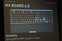 CES 2015ϡCherry MXפZFϤٱ򾮤®ϽŻּܡɡMX Board 6.0ȯɽ