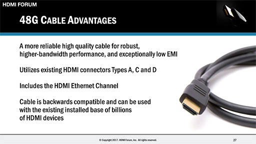  No.011Υͥ / CES 2017ϡHDMI 2.1פʲHDMIAdaptive SyncɤʡGame Mode VRRפ8K/60Hz4K/120Hzɽʤɤ̤ܶ