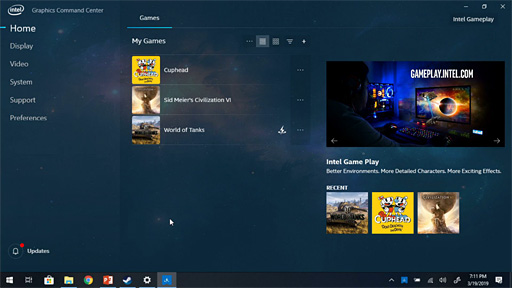 GDC 2019Intel奰եåѥ͡Graphics Command Centerפ󶡤򳫻