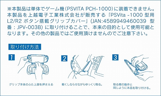 PS VitaåץСѡPSVita1000 L2/R2դ̥ܥפΰ̸ͽ