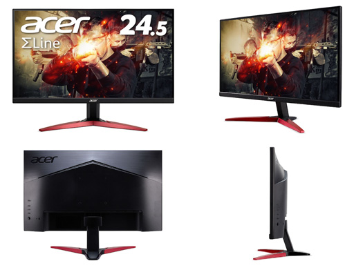 Acer250HzɽбΥޡ24.5եHDǥץ쥤ȯ