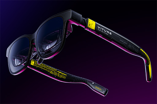 画像ギャラリー No.003のサムネイル画像 / Kiroshi製サイバーウェアが現実世界に降臨!? VITURE×「サイバーパンク2077」のコラボサングラス型ディスプレイが1万台限定で発売