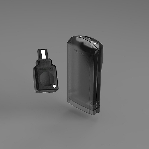 画像ギャラリー No.010のサムネイル画像 / 懐かしのドリームキャストに新たな周辺機器が登場。本体とコントローラをワイヤレス化し，仮想ビジュアルメモリとしても使用可能