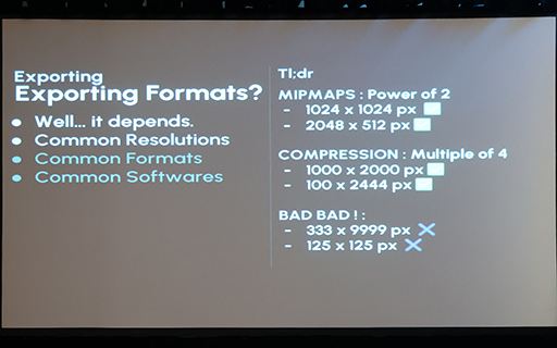 画像ギャラリー No.007のサムネイル画像 / テクスチャ圧縮技術ソムリエが紹介する「テクスチャ圧縮技術の選び方」［GDC 2026］