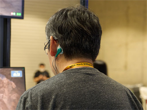 画像ギャラリー No.005のサムネイル画像 / 脳波と体の動きでゲームをプレイ。TGSの「オールアクセシビリティコーナー」をレポート［TGS2026］