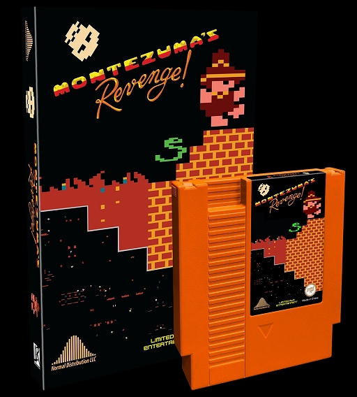 画像ギャラリー No.001のサムネイル画像 / レトロゲームをレトロな海外ファミコンに移植,カートリッジ版を発売。探索アクション「Montezuma's Revenge!」の予約を受付中