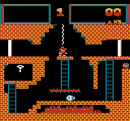 画像ギャラリー No.002のサムネイル画像 / レトロゲームをレトロな海外ファミコンに移植,カートリッジ版を発売。探索アクション「Montezuma's Revenge!」の予約を受付中