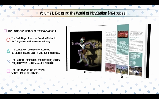 画像ギャラリー No.003のサムネイル画像 / 1300ページ超でPS1の歴史を語る，4冊組の未公認書籍のクラファンを展開中。ソフトや内部構造，限定版，未発売ゲームなどの情報を網羅