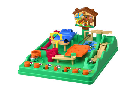 画像ギャラリー No.001のサムネイル画像 / 昭和にヒットしたアナログゲーム「アスレチックランドゲーム」が3月24日に発売決定。ボタンやレバーでボールを動かしてゴールを目指す