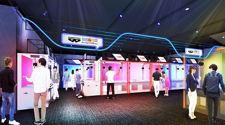 画像ギャラリー No.003のサムネイル画像 / 巨大クレーンゲームや“人間シャンパンタワー”など，ここだけのマシンも。アミューズメント複合施設「namco TOKYO」，歌舞伎町に4月オープン