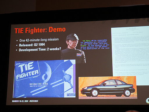 GDC 2024ϥ饷åݥȥ⡼ƥSTAR WARS: TIE Fighterס٥ǥʡȤդޤʤäθȤ