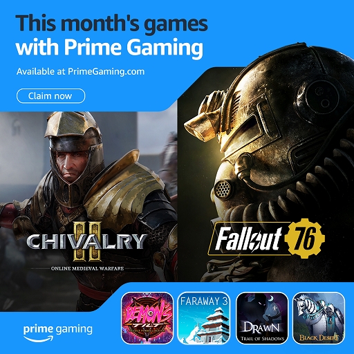 Chivalry 2סFallout 76פʤɤޤ12ȥ뤬饤ʥåסPrime Gamingפ4ʬ̵ȥ뤬ȯɽ