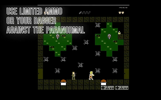 画像ギャラリー No.002のサムネイル画像 / 横スクロールACTとガンSTG，超常現象との戦いが2つのシステムで描かれる新作ファミコンゲーム「The UnNatural Hunter」が登場